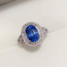 Load image into Gallery viewer, 3.11ct Unheated Cornflower Blue Sapphire
