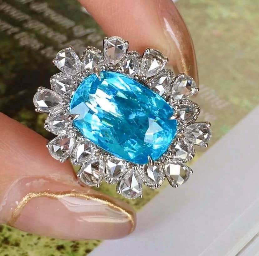 4.37ct Neon Blue Paraiba