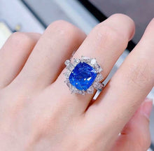 Load image into Gallery viewer, 6.12ct Unheated Cornflower Blue Sapphire
