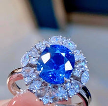 Load image into Gallery viewer, 2.91ct Unheated Cornflower Blue Sapphire
