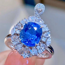 Load image into Gallery viewer, 2.91ct Unheated Cornflower Blue Sapphire
