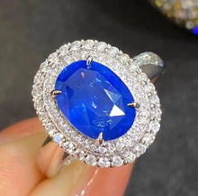 Load image into Gallery viewer, 2.99ct Unheated Cornflower Blue Sapphire
