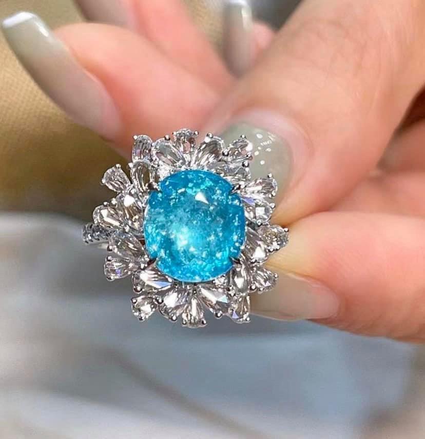 4.56ct Neon Blue Paraiba