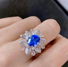 Load image into Gallery viewer, 3.26ct Unheated Cornflower Blue Sapphire
