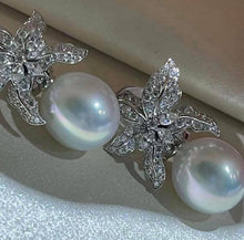 Load image into Gallery viewer, 12-13mm Australian White South Sea Pearls, Teardrop Shape, Excellent luster!!!
