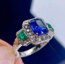 Load image into Gallery viewer, 2.1ct Unheated Cornflower Blue Sapphire
