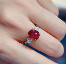 Load image into Gallery viewer, 4.1ct Unheated Pigeon Blood Ruby
