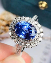 Load image into Gallery viewer, 3.08ct Unheated Cornflower Blue Sapphire
