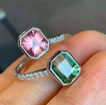 Load image into Gallery viewer, Sunset &amp; Peppermint Tourmaline
