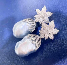 Load image into Gallery viewer, 15.8-23mm Australian White (Silver Blue) South Sea Baroque Pearl
