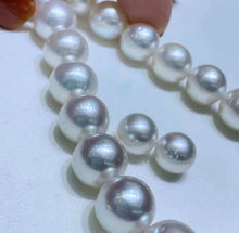 Load image into Gallery viewer, 9-11.6mm Australian White Southsea Pearl. Full Round, Excellent Luster, Minor Flaws~
