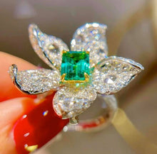 Load image into Gallery viewer, 1.215ct GLASSY ELECTRIC VIVID GREEN EMERALD! INSIGNIFICANT OIL!!!
