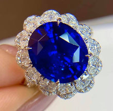 Load image into Gallery viewer, 7.69ct Unheated Royal Blue Sapphire
