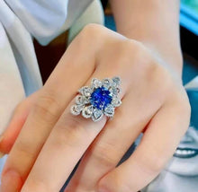 Load image into Gallery viewer, 3.59ct Unheated Cornflower Blue Sapphire
