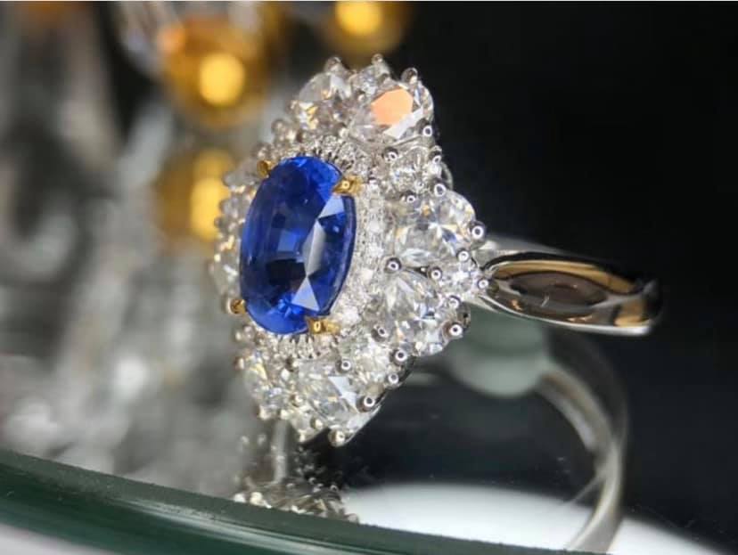 2.1ct Unheated Royal Blue Sapphire