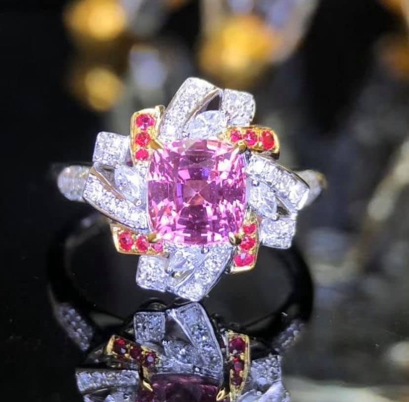 1.85ct Unheated Pink Sapphire