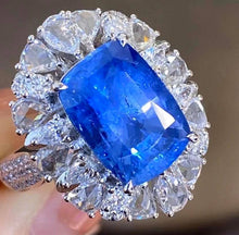 Load image into Gallery viewer, 6.33ct Unheated Cornflower Blue Sapphire
