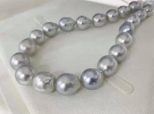 Load image into Gallery viewer, 12-14.8mm Australian White South Sea Pearls. Good luster.
