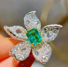 Load image into Gallery viewer, 1.215ct GLASSY ELECTRIC VIVID GREEN EMERALD! INSIGNIFICANT OIL!!!
