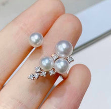Load image into Gallery viewer, 4-6mm Akoya Pearl. Full round, Excellent Luster, Flawless
