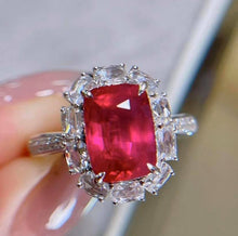 Load image into Gallery viewer, 4.06ct Unheated Glassy Pinkish Red Ruby
