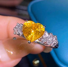 Load image into Gallery viewer, 3.22ct Unheated Canary Yellow Sapphire
