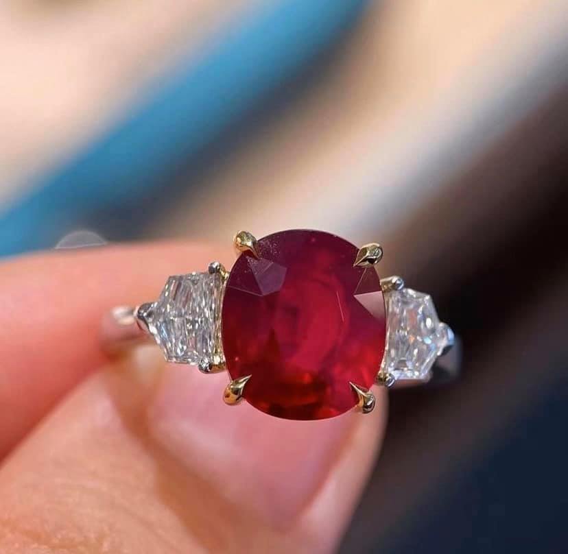 4.1ct Unheated Pigeon Blood Ruby