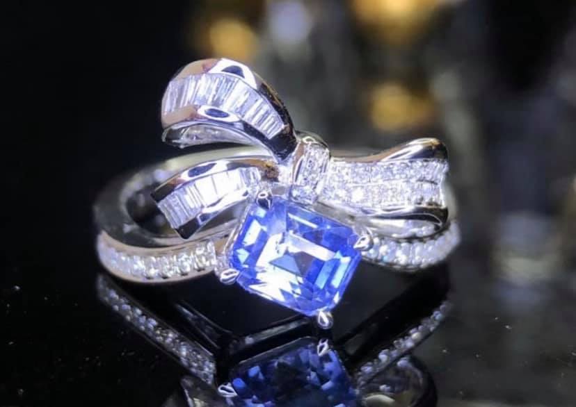 1.23ct Unheated Sapphire