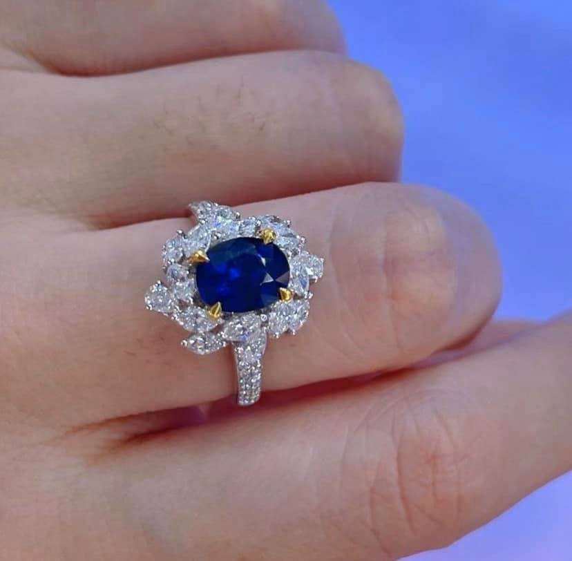 2.18ct Royal Blue Sapphire