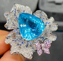 Load image into Gallery viewer, 18.67ct Neon Blue Paraiba, RARE VIBRANT BRILLIANCE!!!
