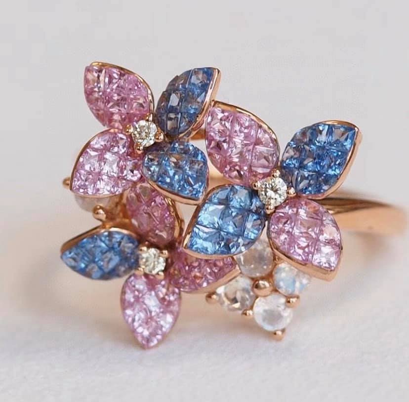 Pink & Blue Sapphires