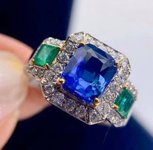 Load image into Gallery viewer, 2.1ct Unheated Cornflower Blue Sapphire
