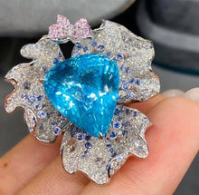 Load image into Gallery viewer, 18.67ct Neon Blue Paraiba, RARE VIBRANT BRILLIANCE!!!
