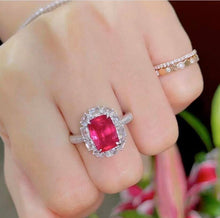 Load image into Gallery viewer, 4.06ct Unheated Glassy Pinkish Red Ruby
