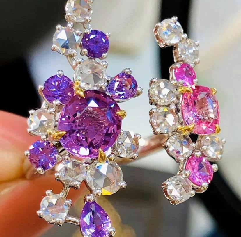 1.92ct Unheated Pink & Purple Sapphire