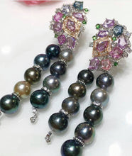 Load image into Gallery viewer, 7-8mm Rare small Black Tahitian Pearls.
