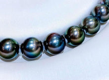 Load image into Gallery viewer, 8-11mm Peacock Tahitian Pearls! Full Round, Excellent Luster!
