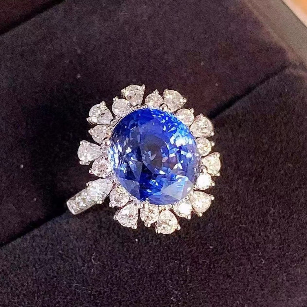 6ct Cornflower Blue Sapphire