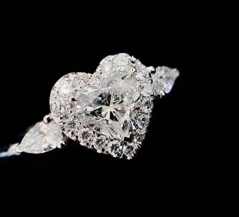 0.5ct F, SI Heart Diamond