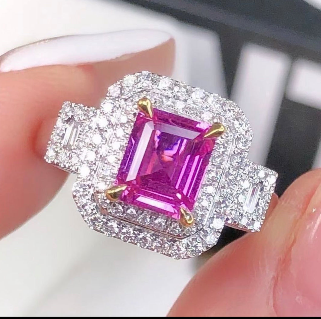 1.55ct Unheated Pink Sapphire