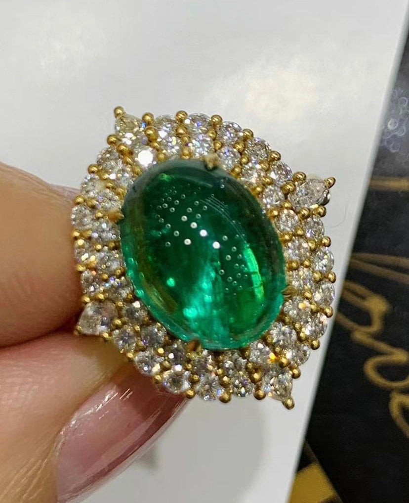 5.2ct Vivid Green Emerald