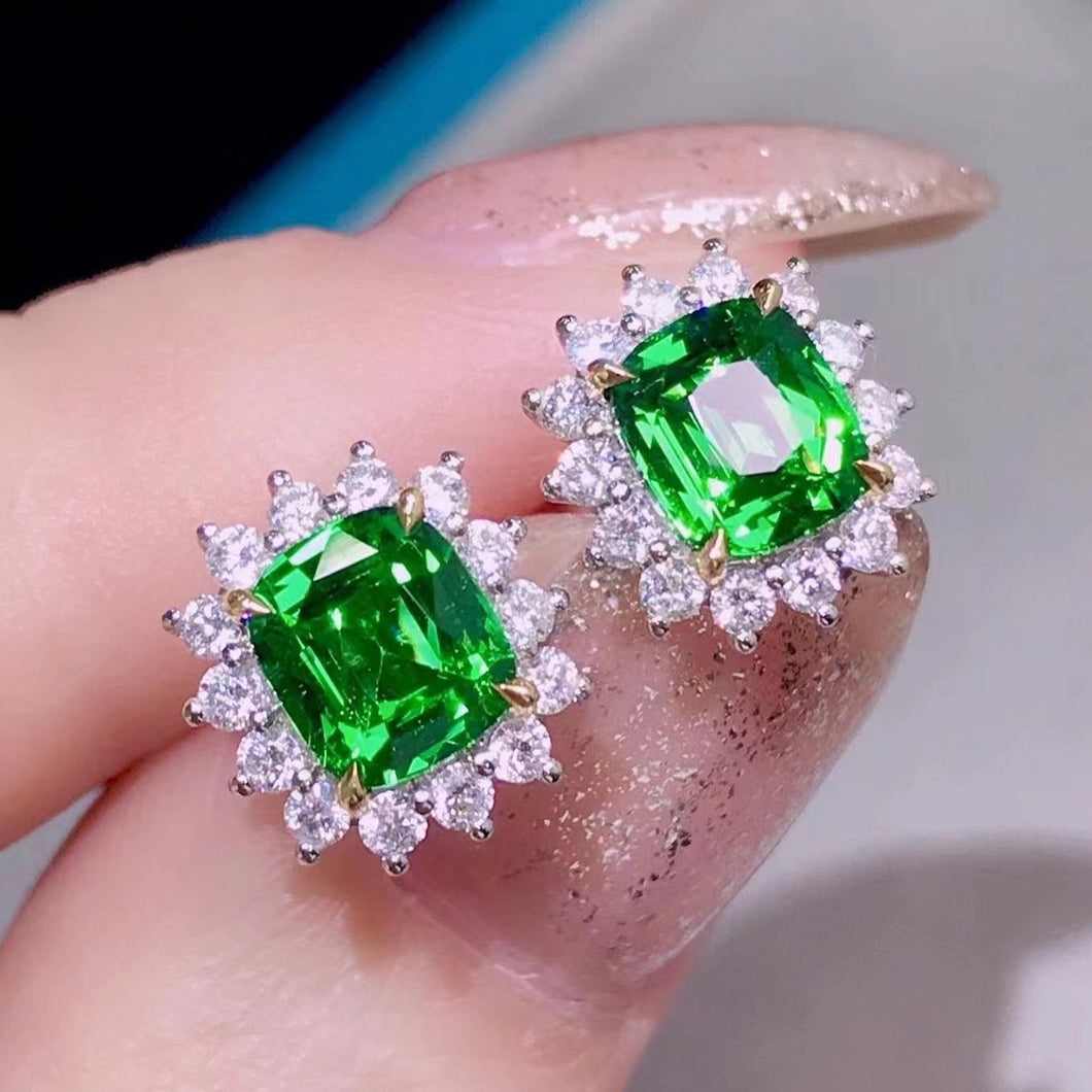 2.06ct Tsavorite Earring