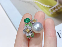 Load image into Gallery viewer, South Sea Pearl Ring &amp; Earring set
