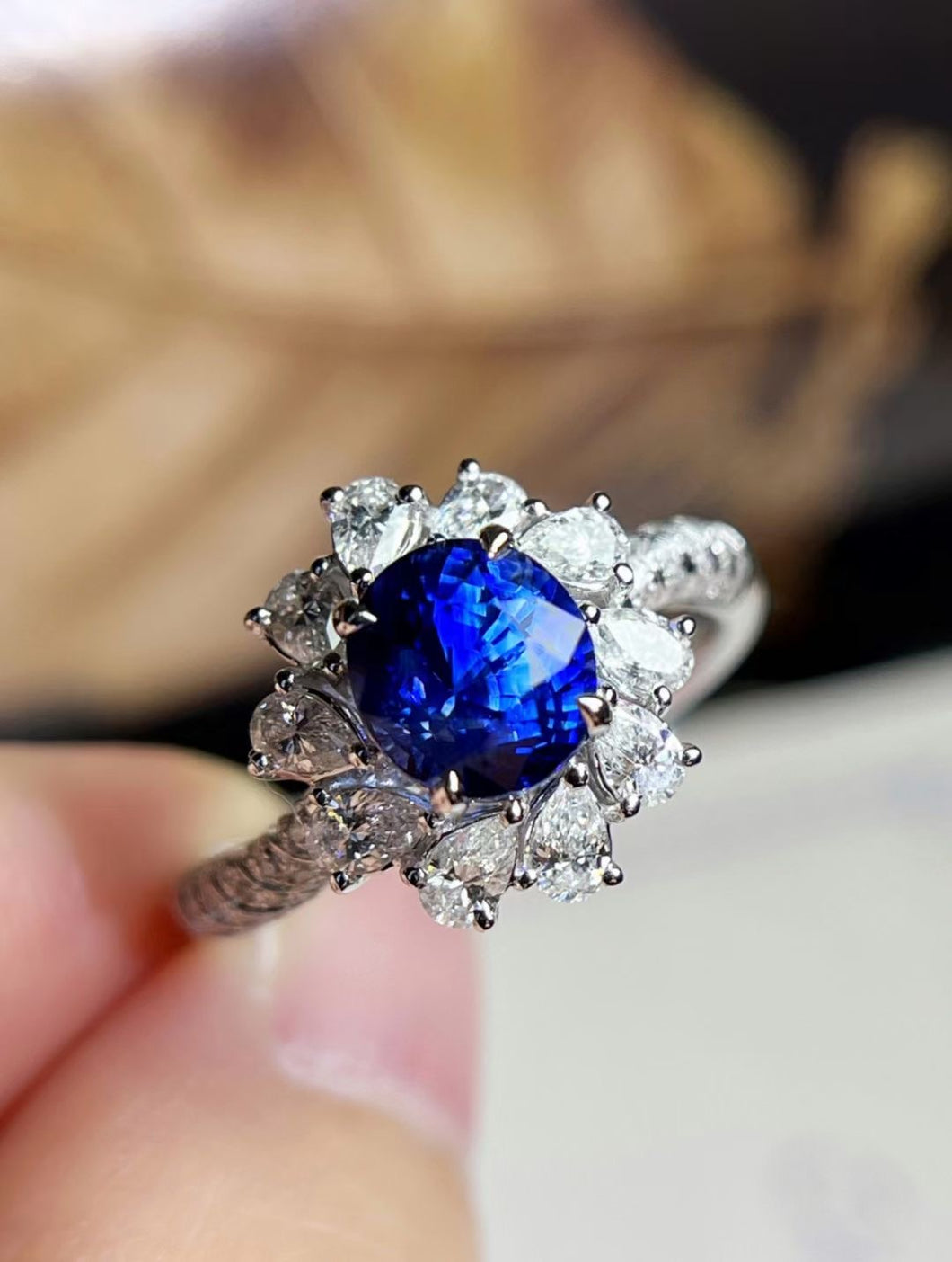 2.13ct Unheated Royal Blue Sapphire