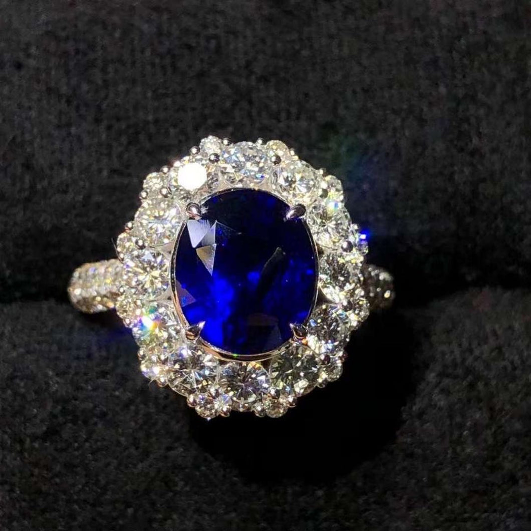 3.05ct Unheated Royal Blue Sapphire