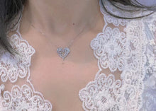 Load image into Gallery viewer, 0.7ct Heart Diamond Necklace *Preorder
