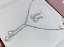 Load image into Gallery viewer, 13.5/13.1mm &amp; 11.3mm Australian White Southsea Pearl. Excellent Luster, Flawless!
