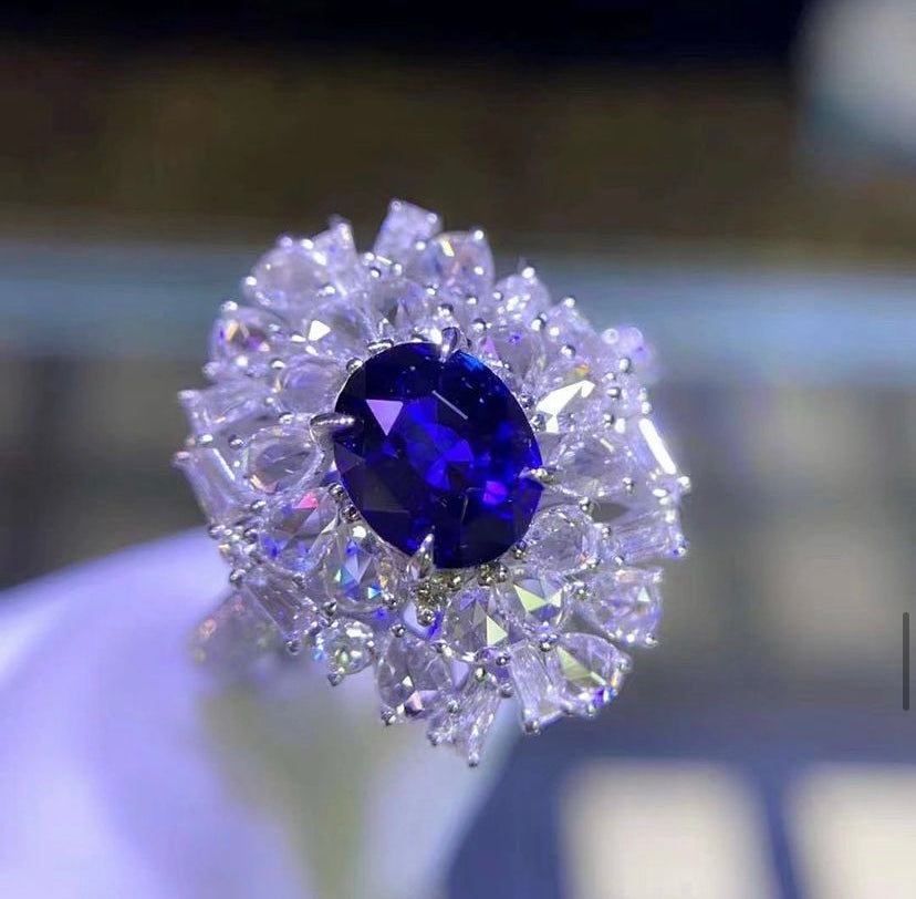 1.51ct Unheated Royal Blue Sapphire