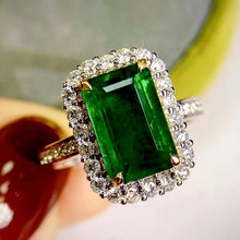 Load image into Gallery viewer, 3ct MUZO Green Emerald Ring
