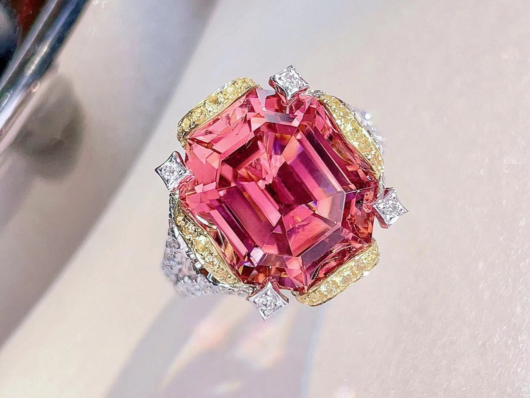 10.9ct Statement Fine Tourmaline Ring